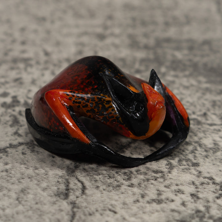 Vampire Bat Bird Tagua Carving