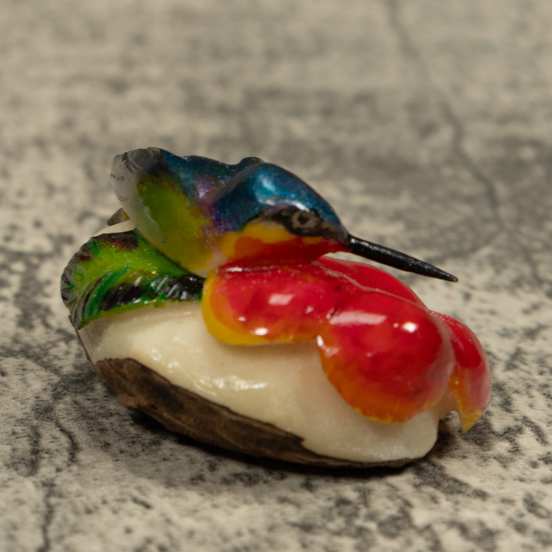 Hummingbird Tagua Carving