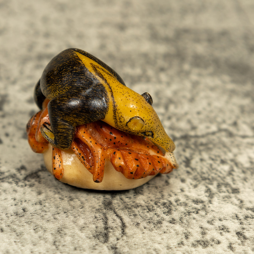 Anteater On Termit Nest Tagua Carving