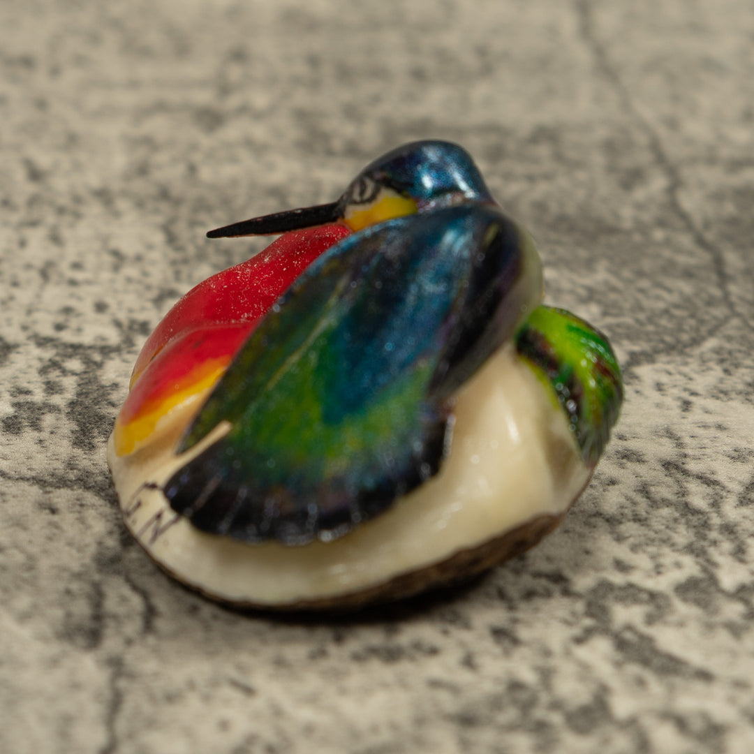 Hummingbird Tagua Carving