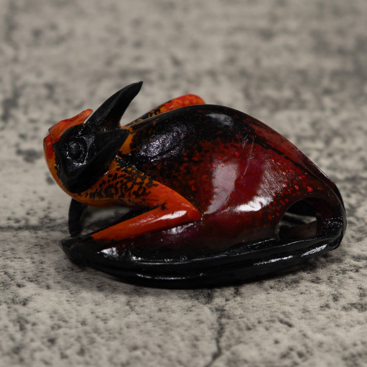 Vampire Bat Bird Tagua Carving