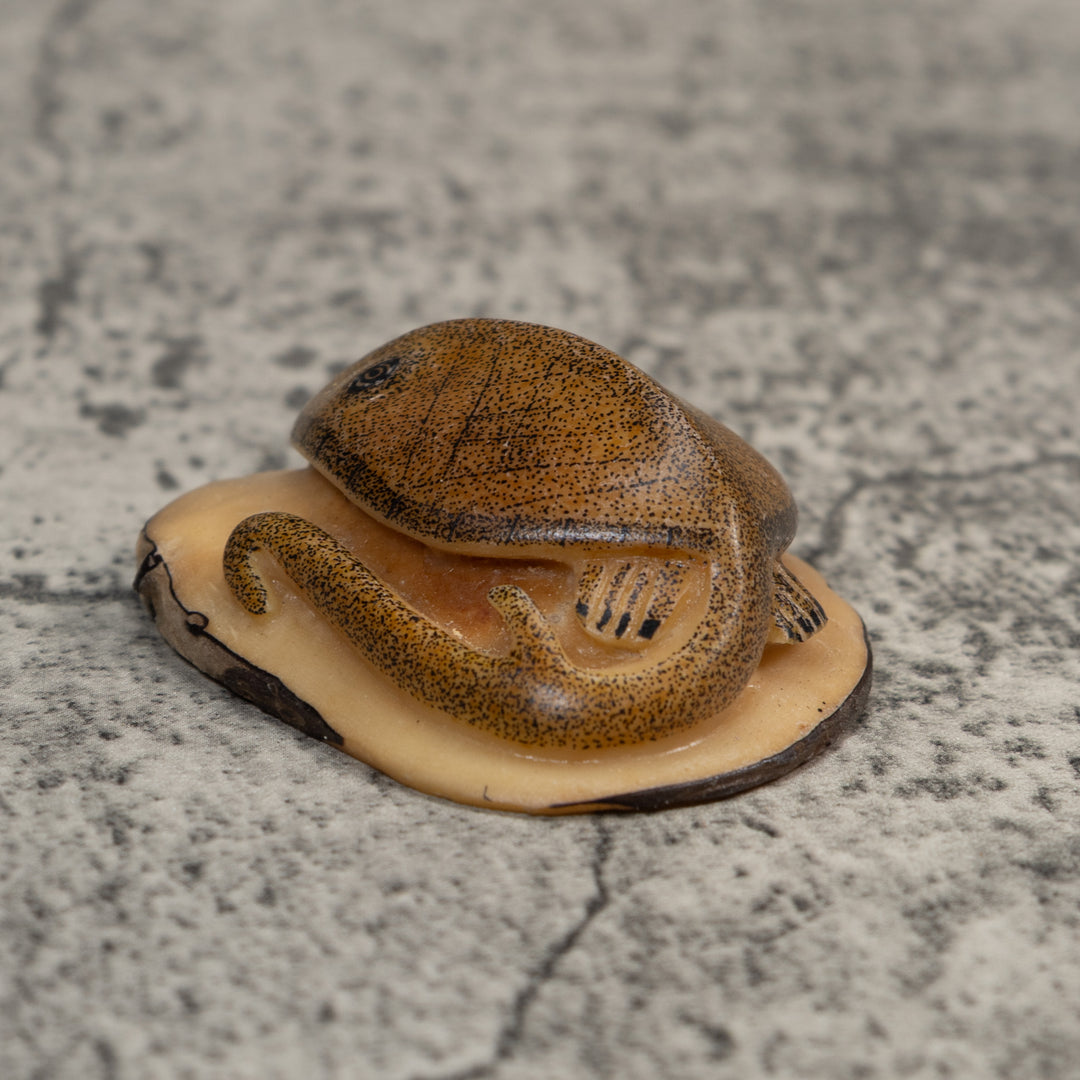 Vintage Stingray Tagua Carving