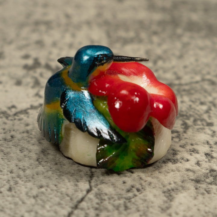 Hummingbird Tagua Carving