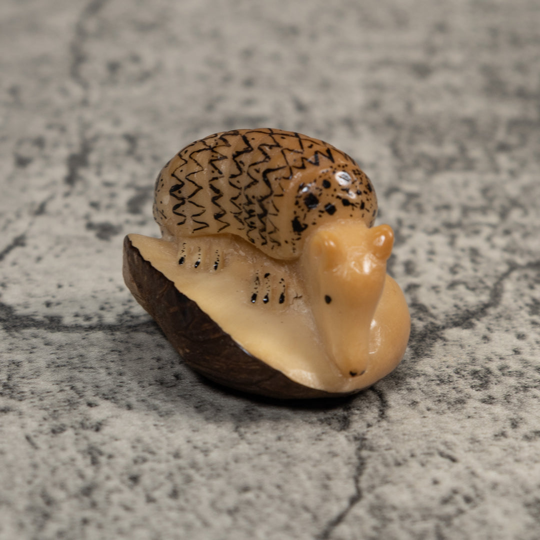 Vintage Armadillo Tagua Carving