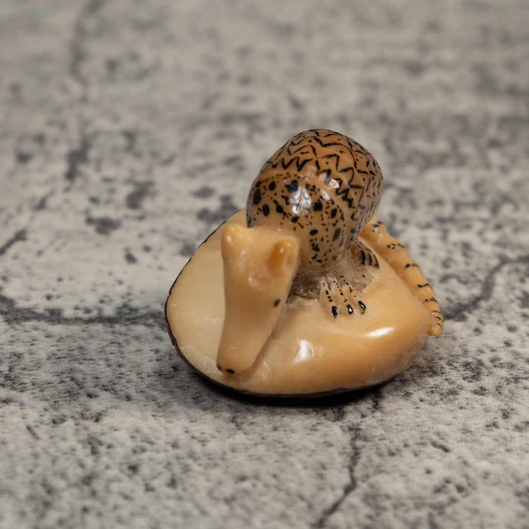 Vintage Armadillo Tagua Carving