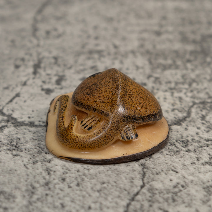 Vintage Stingray Tagua Carving