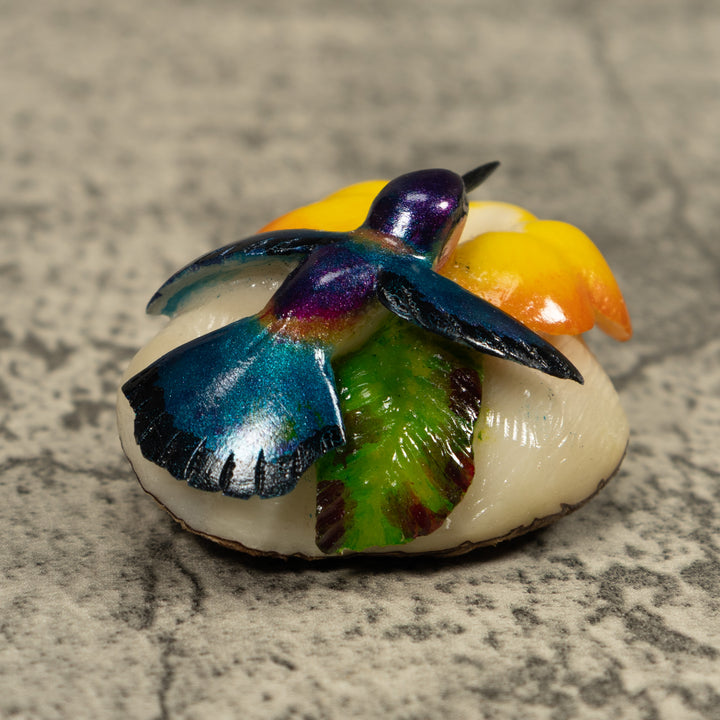 Hummingbird Tagua Carving
