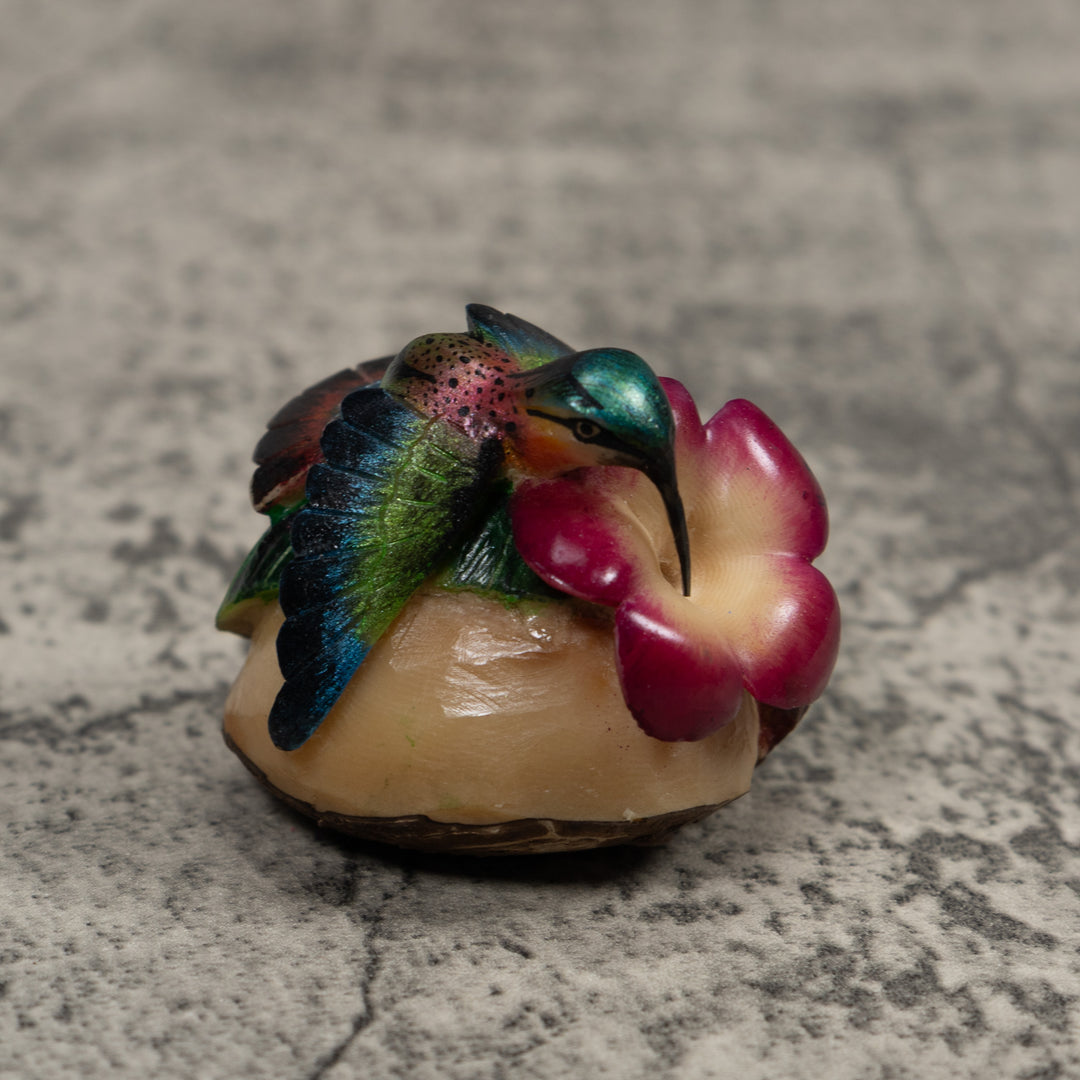Hummingbird Tagua Carving