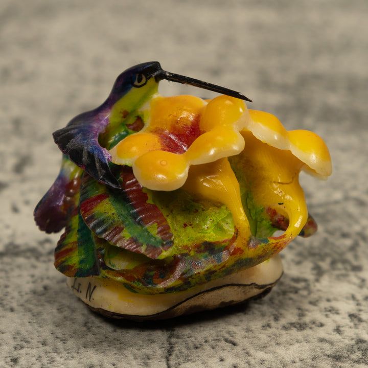 Hummingbird Tagua Carving
