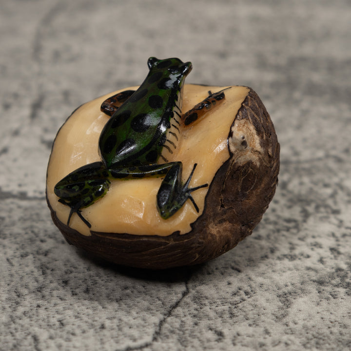 Poison Dart Frog Tagua Carving