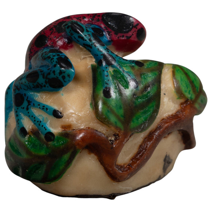 Vintage Poison Dart Frog Tagua Carving