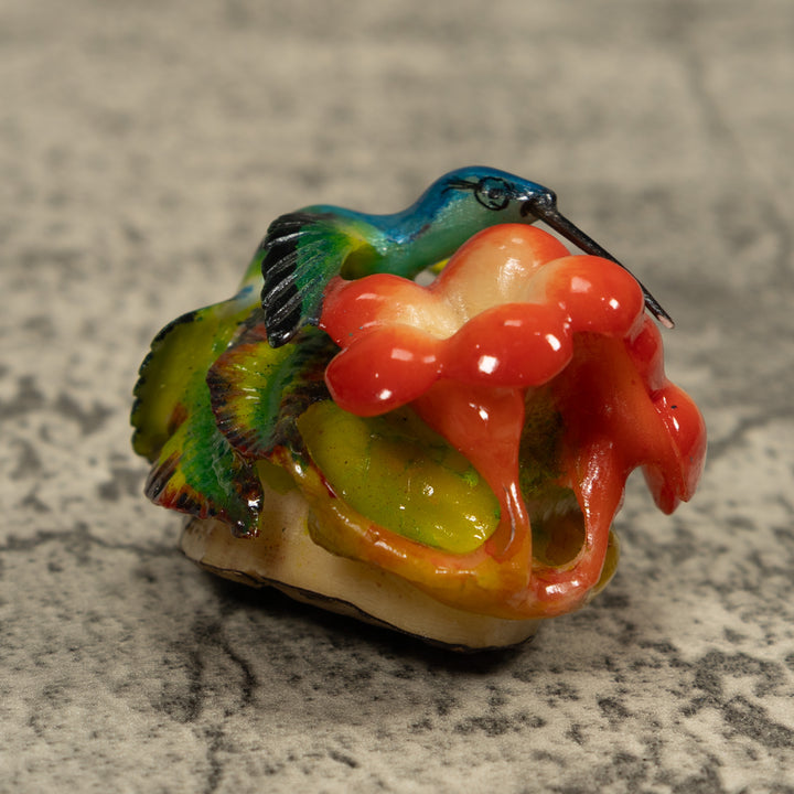 Hummingbird Tagua Carving