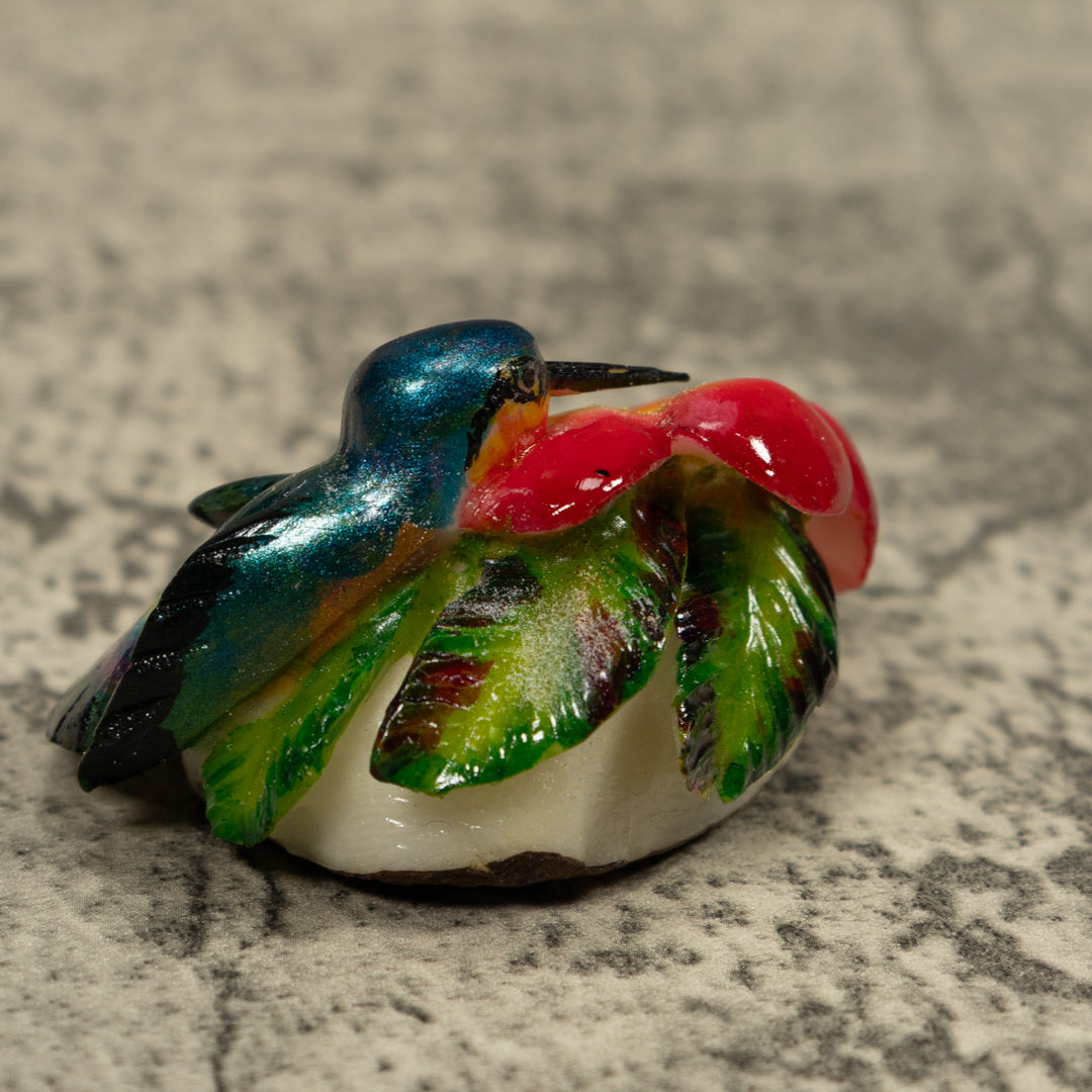 Hummingbird Tagua Carving