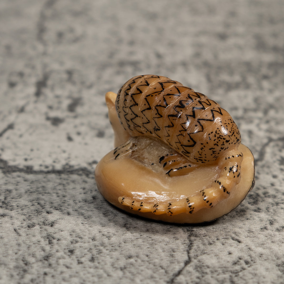 Vintage Armadillo Tagua Carving