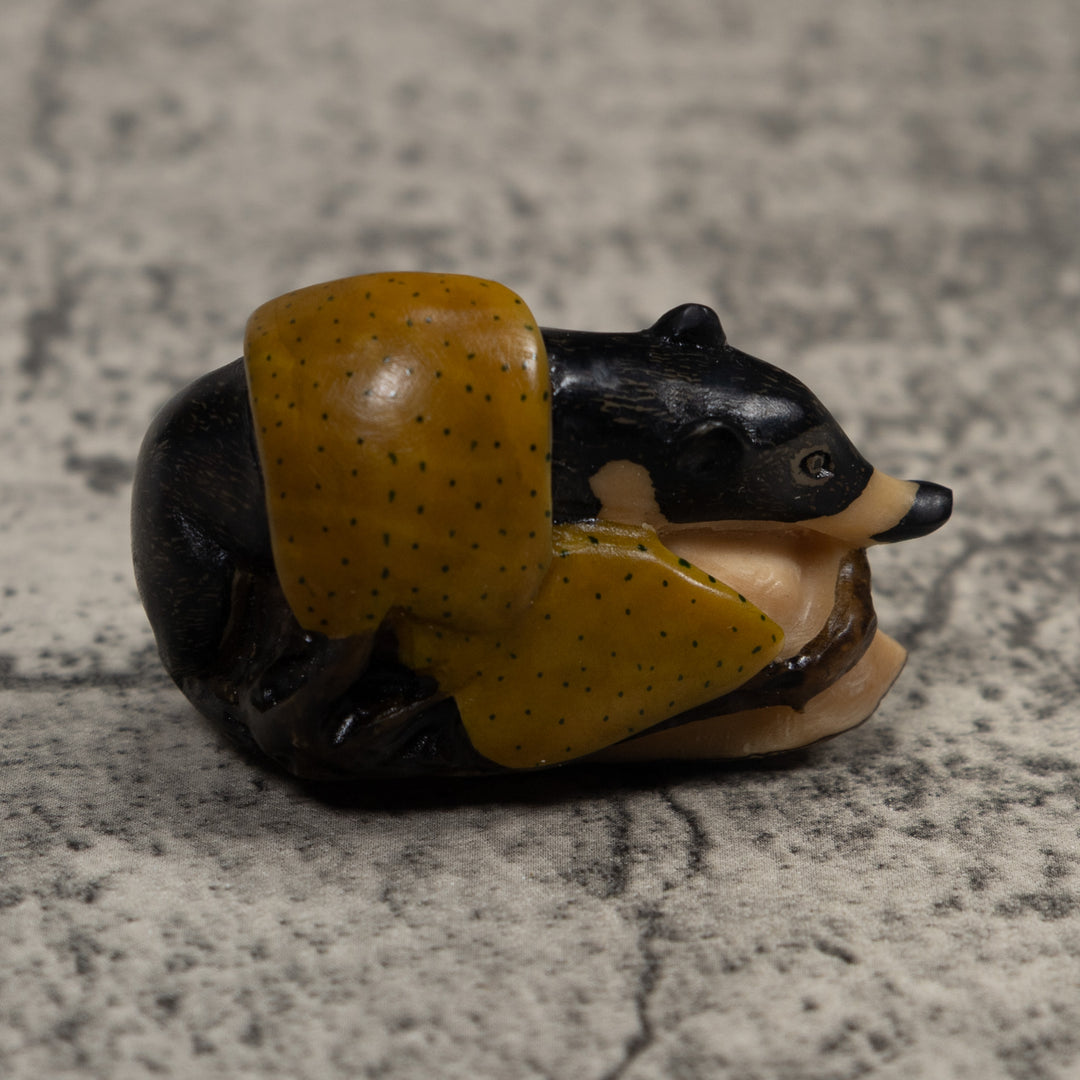 Coatimundi Tagua Carving