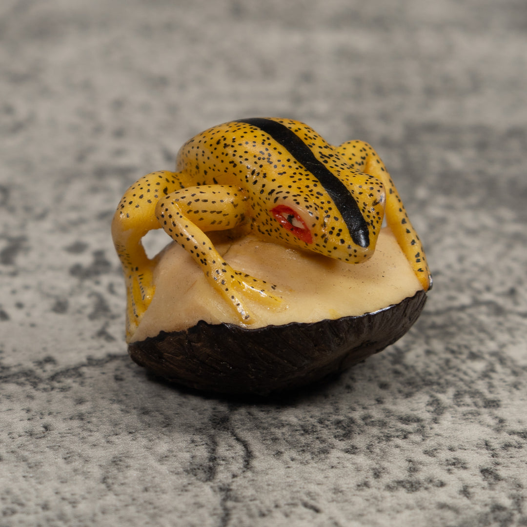 Vintage Frog Tagua Carving