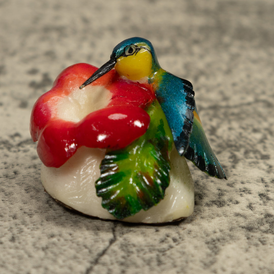 Hummingbird Tagua Carving