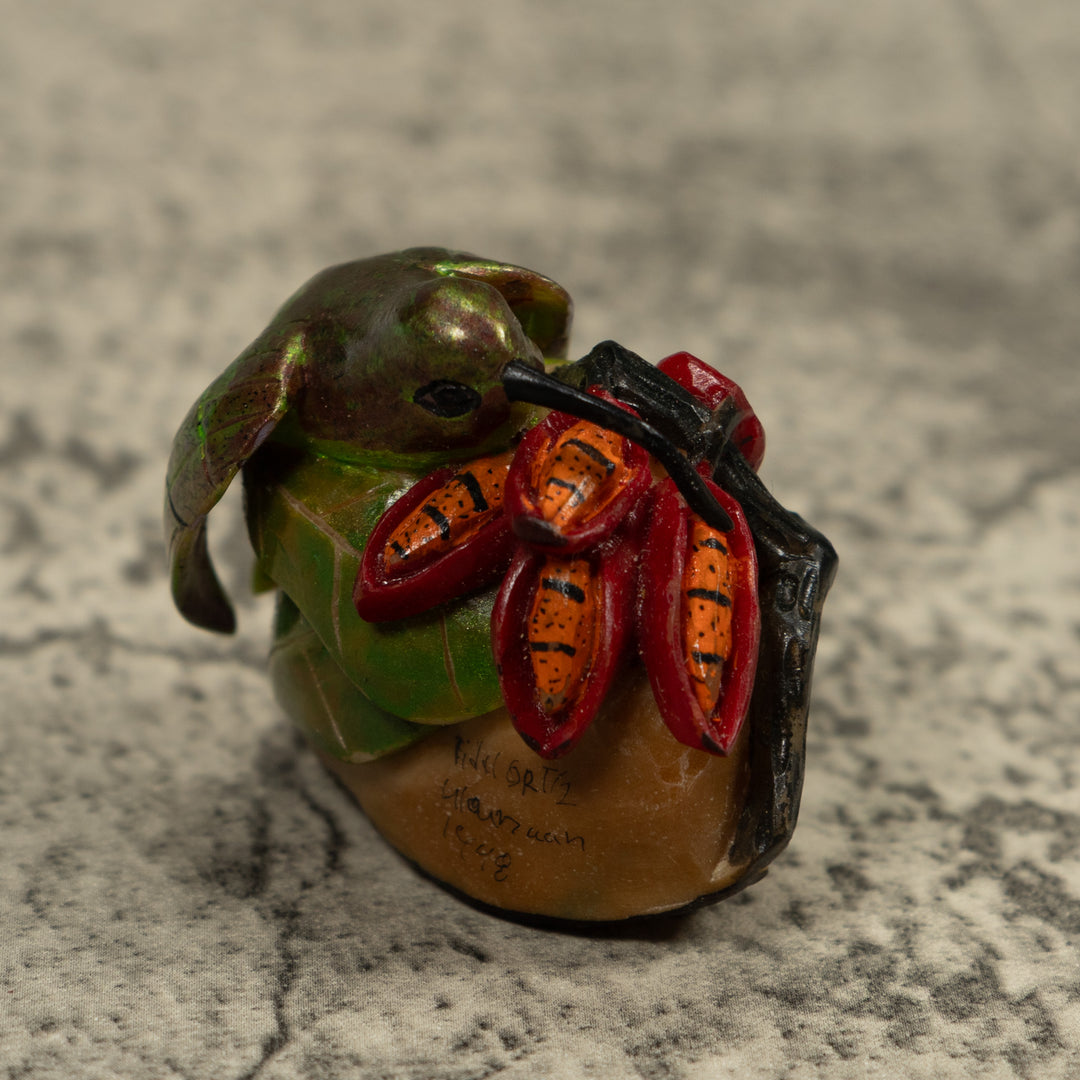 Hummingbird Tagua Carving