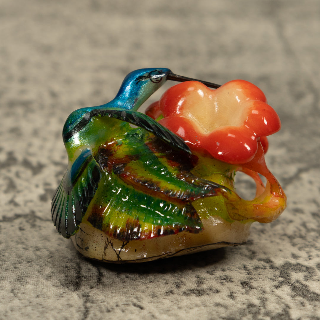 Hummingbird Tagua Carving