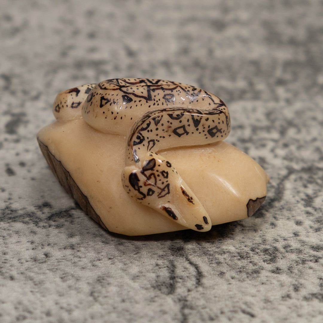 Jungle Snake Tagua Carving