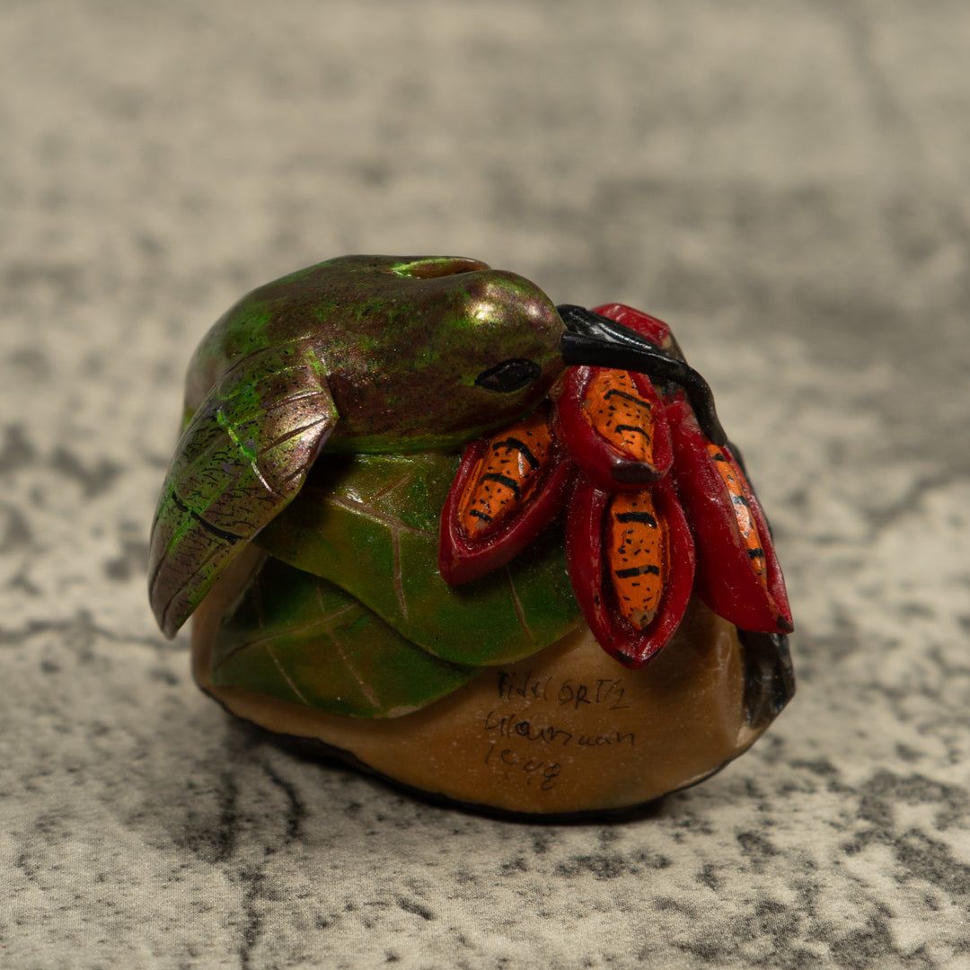 Hummingbird Tagua Carving