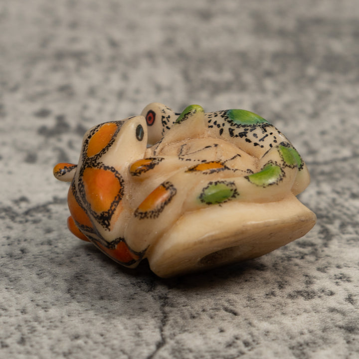 Double Poison Dart Frog Tagua Carving