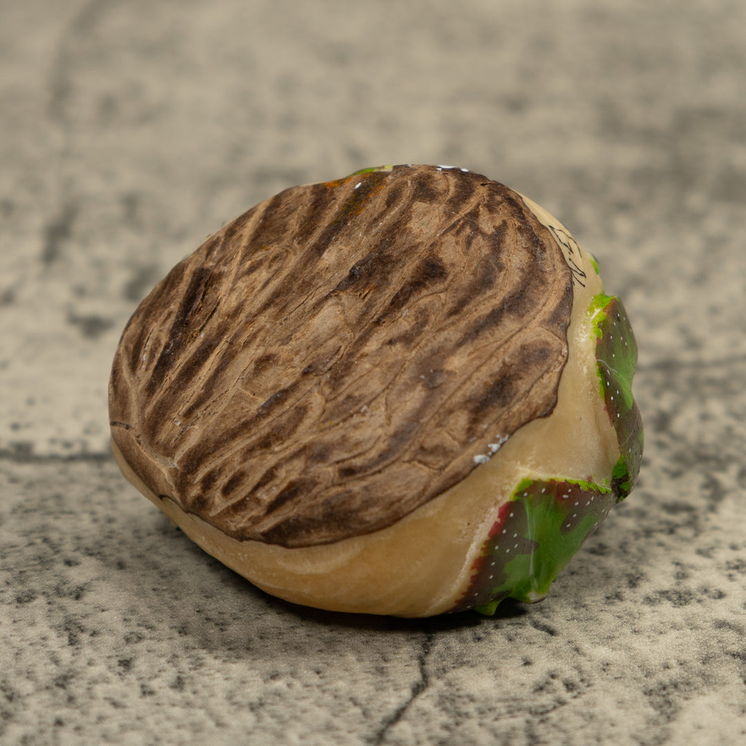 Black And Blue Poison Dart Frog Tagua Carving