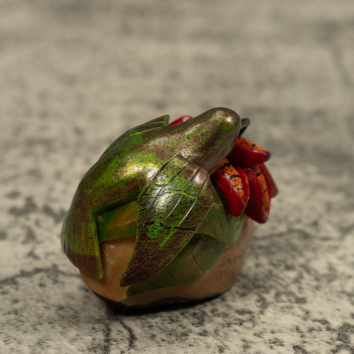 Hummingbird Tagua Carving