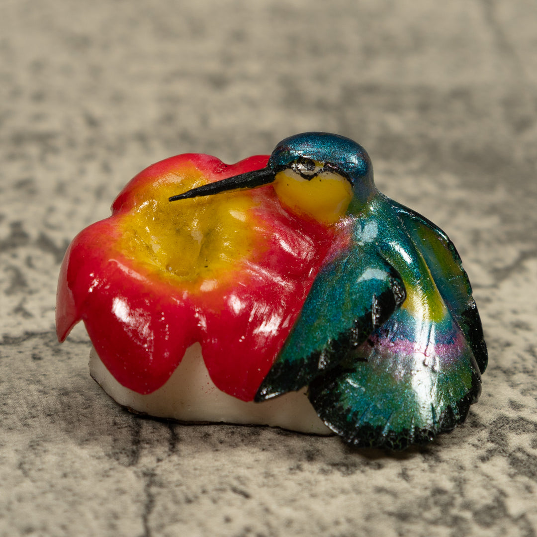 Hummingbird Tagua Carving