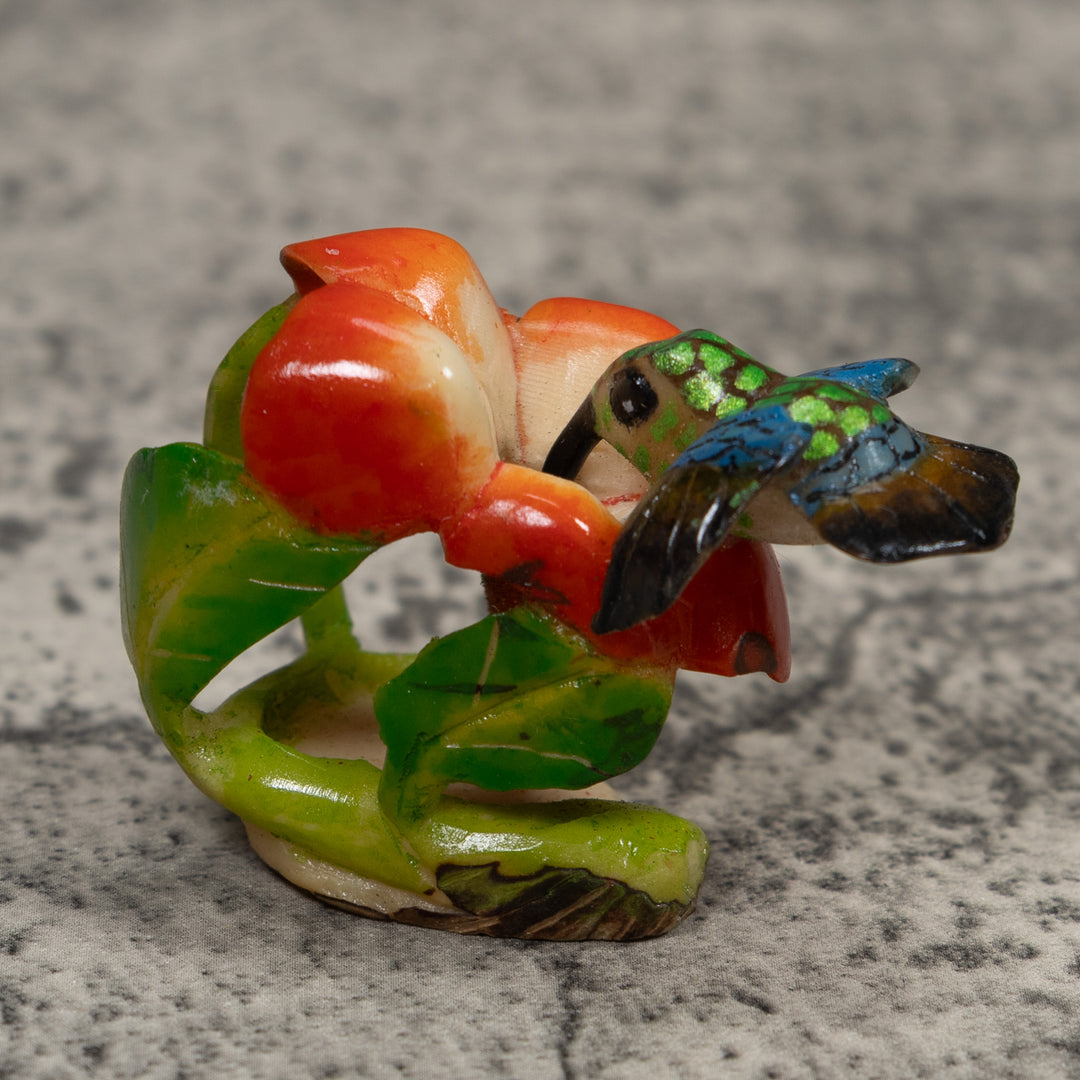 Hummingbird Tagua Carving