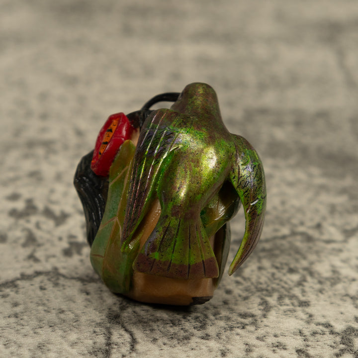 Hummingbird Tagua Carving