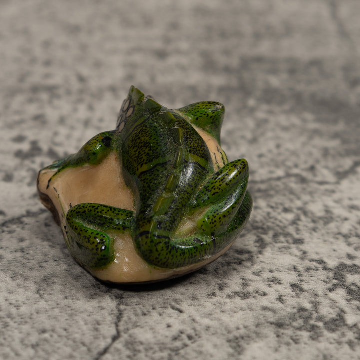 Iguana Lizard Reptile Tagua Carving