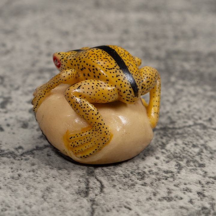 Vintage Frog Tagua Carving
