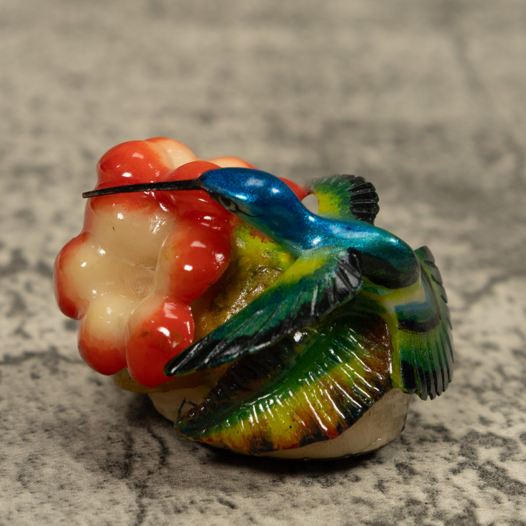 Hummingbird Tagua Carving