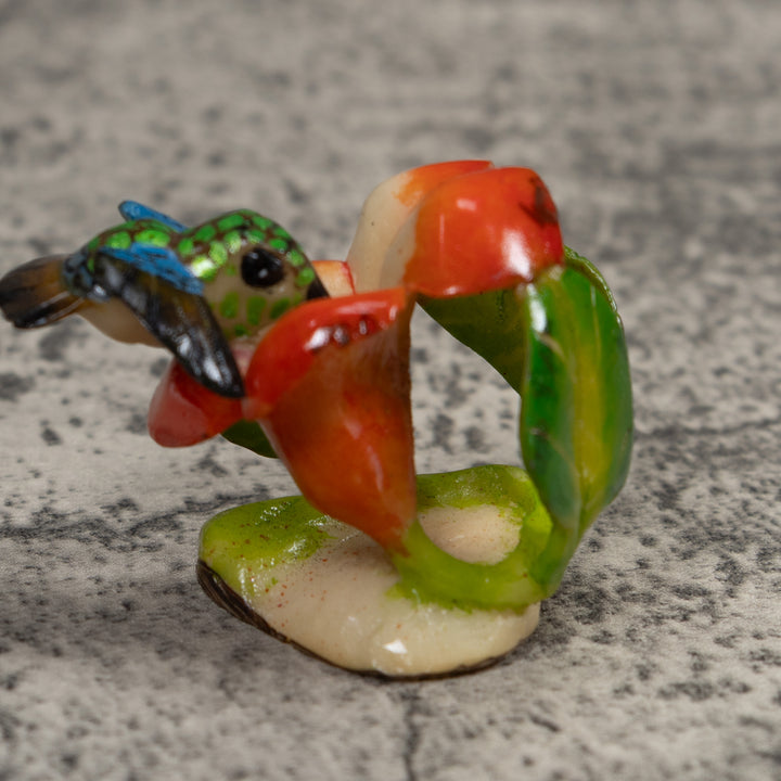 Hummingbird Tagua Carving