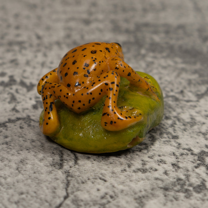 Vintage Frog Tagua Carving