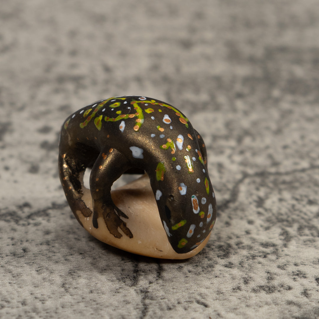 Gecko Lizard Reptile Tagua Carving