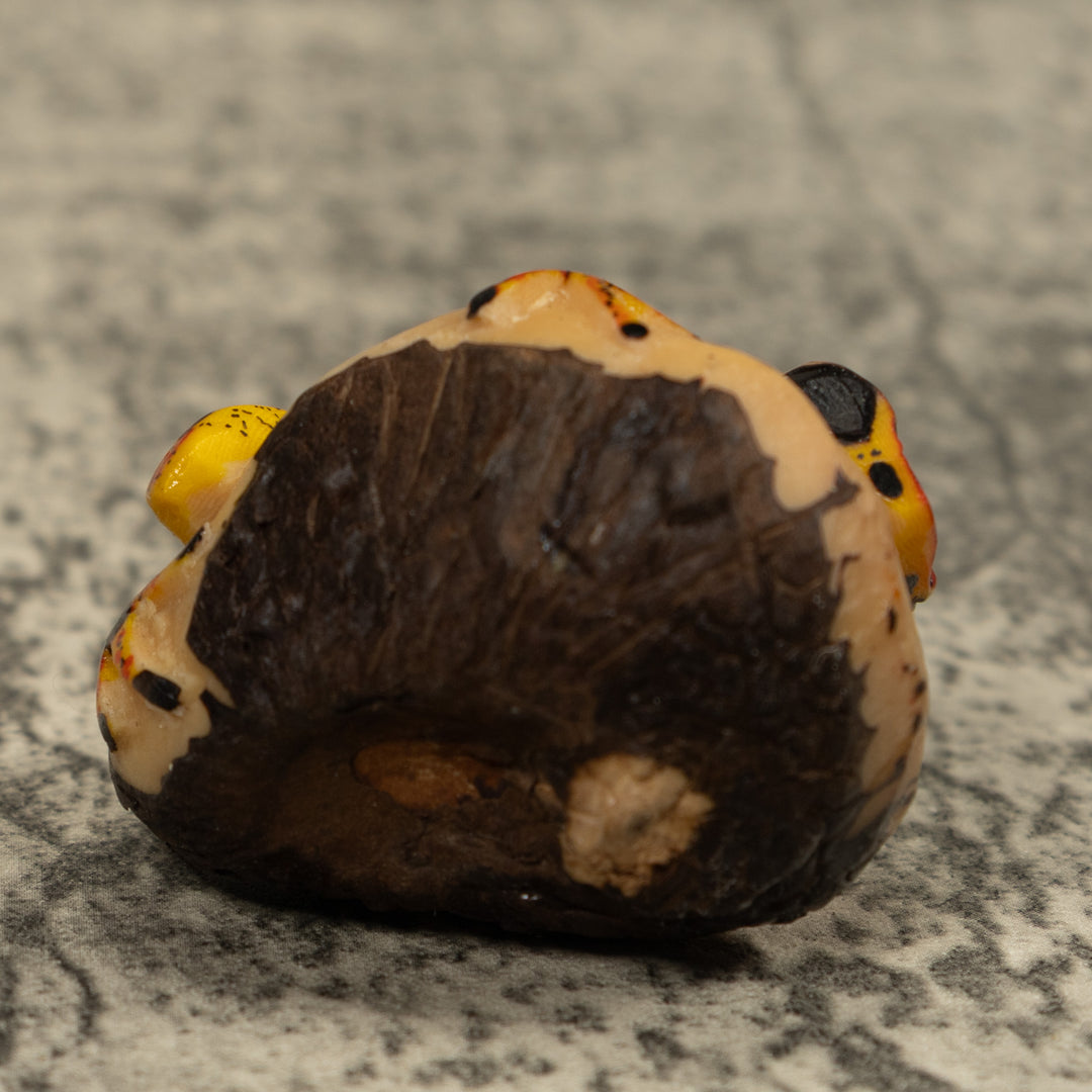 Vintage Poison Dart Frog Tagua Carving