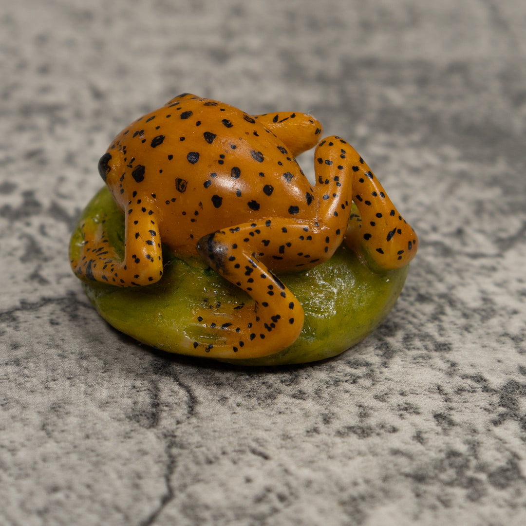 Vintage Frog Tagua Carving