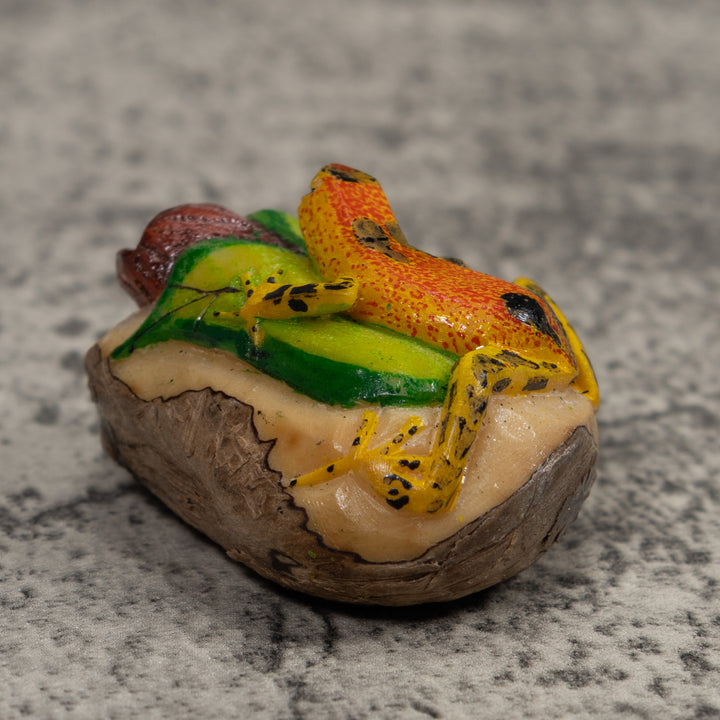 Poison Dart Frog Tagua Carving