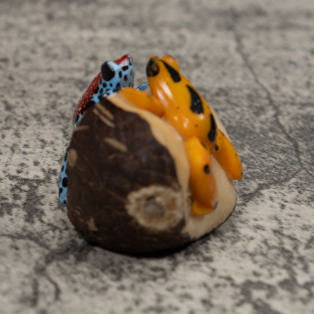 Double Poison Dart Frog Tagua Carving