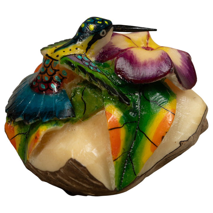 Hummingbird Tagua Carving