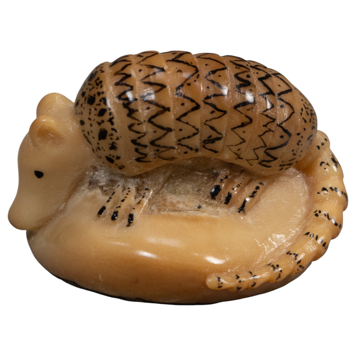 Vintage Armadillo Tagua Carving