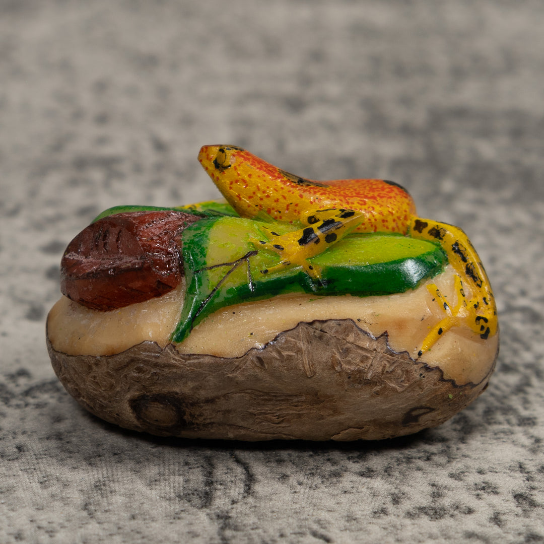 Poison Dart Frog Tagua Carving