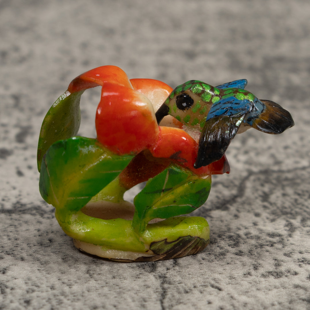 Hummingbird Tagua Carving