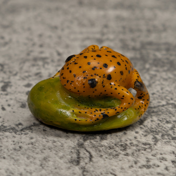 Vintage Frog Tagua Carving