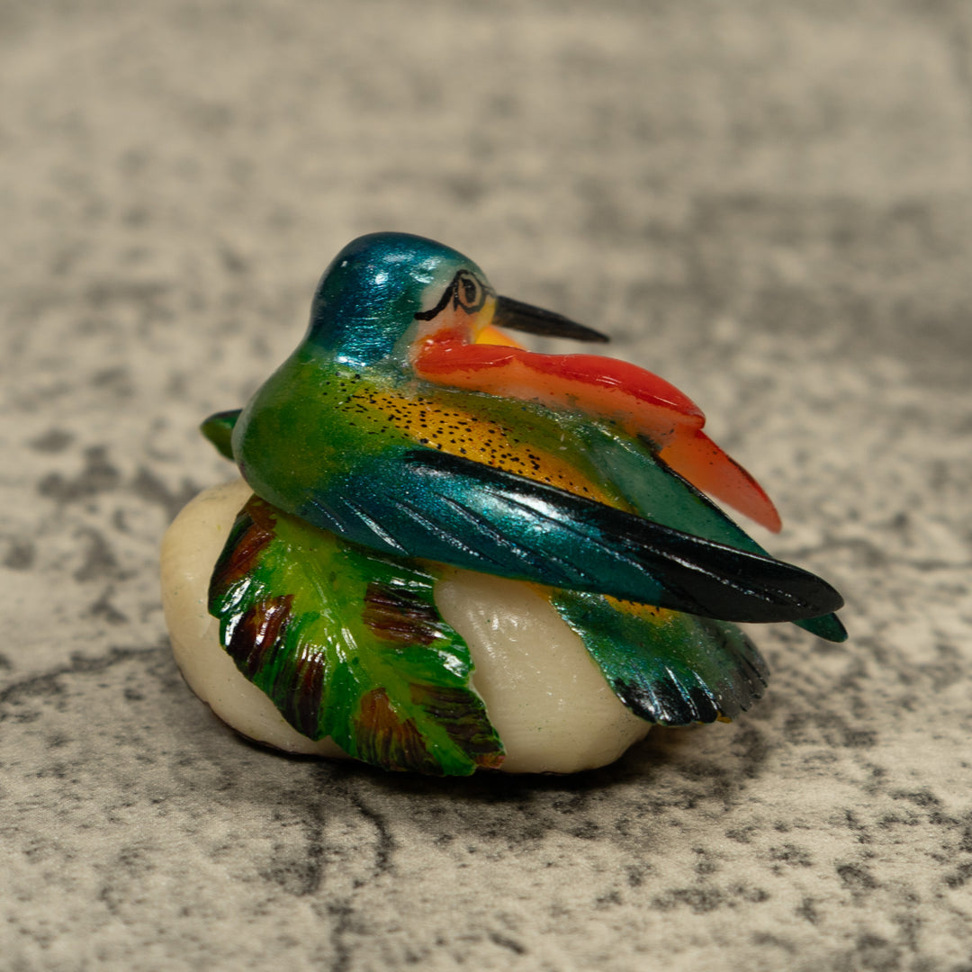 Hummingbird Tagua Carving