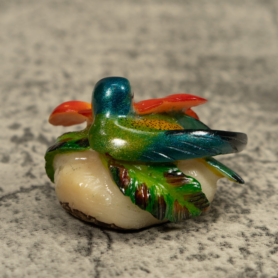 Hummingbird Tagua Carving