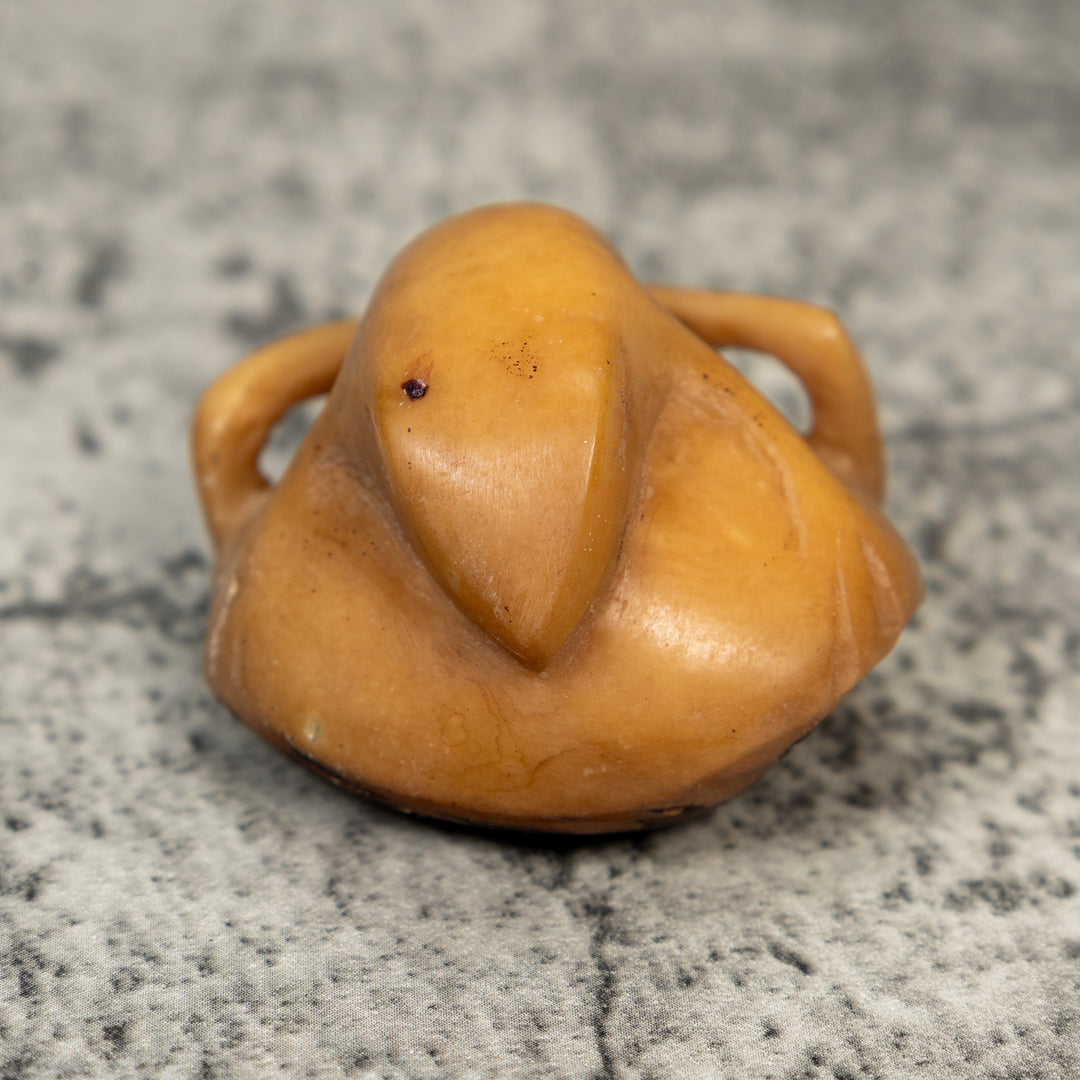 Vintage Frog Tagua Carving