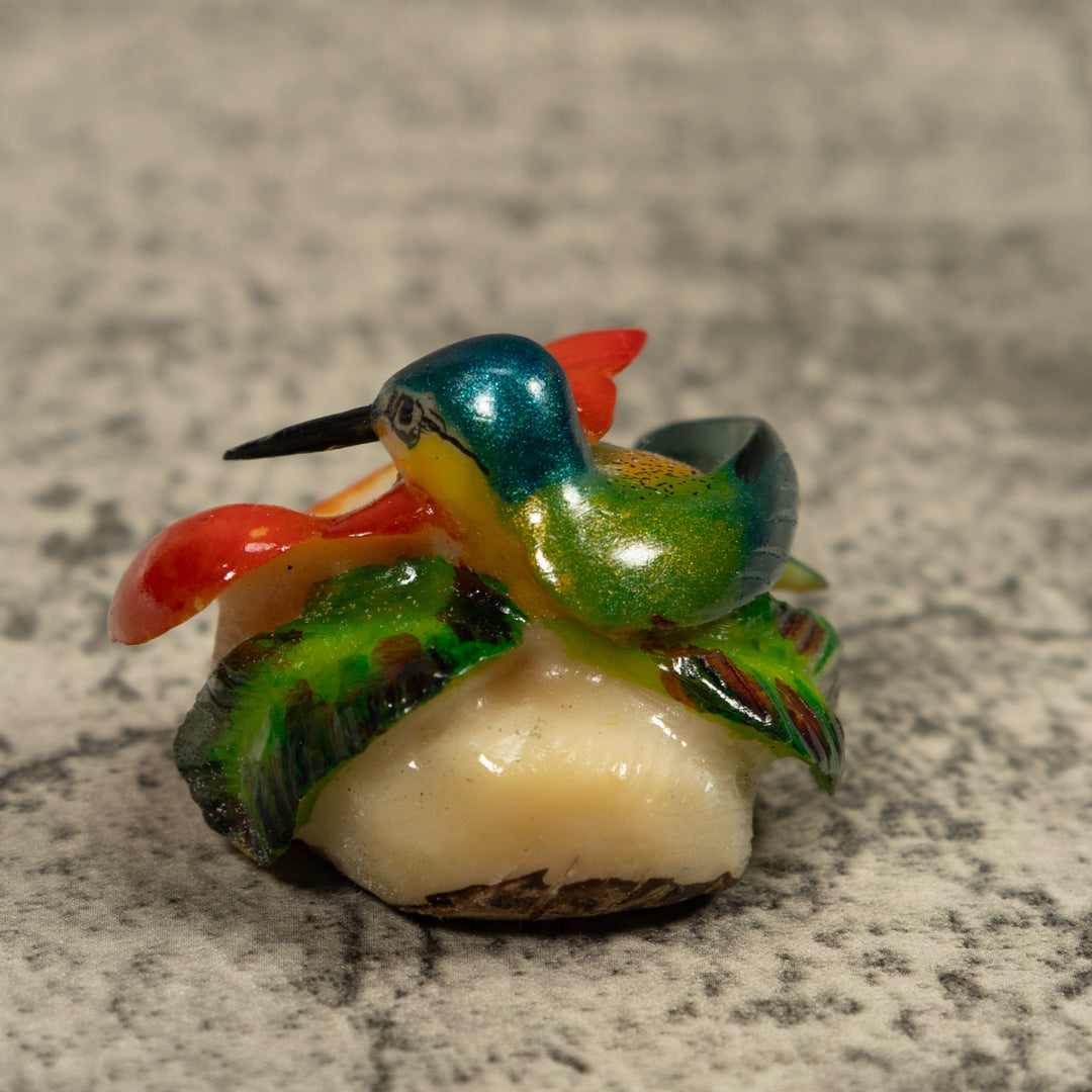 Hummingbird Tagua Carving